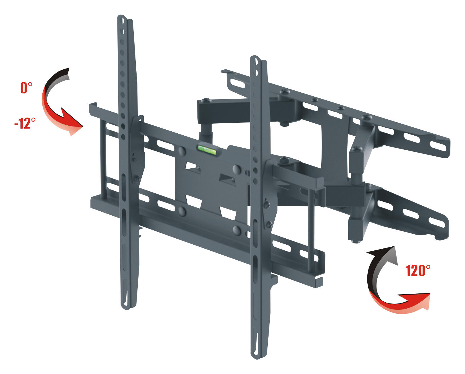 TV-Wandhalterung Bis 56“ ausziehbar Fx Mercury Black