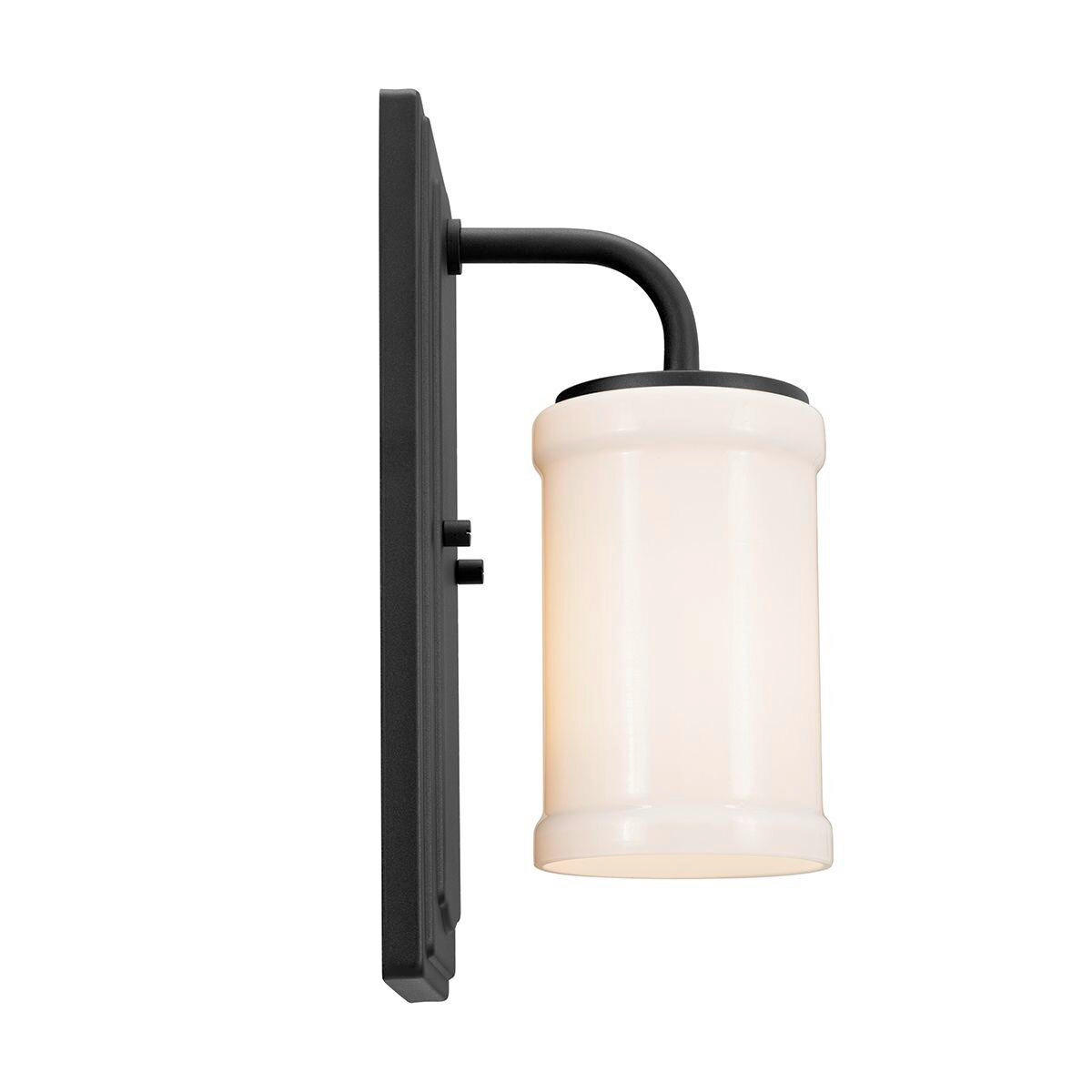 WANDLEUCHTE Kichler 30,5/12,7/15,9 cm  - Schwarz, KONVENTIONELL, Glas/Metall (30,5/12,7/15,9cm) - Elstead Lighting