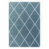 RYAMATTA 80/150 cm Rio 4601 blau  - blå, Basics, textil (80/150cm)