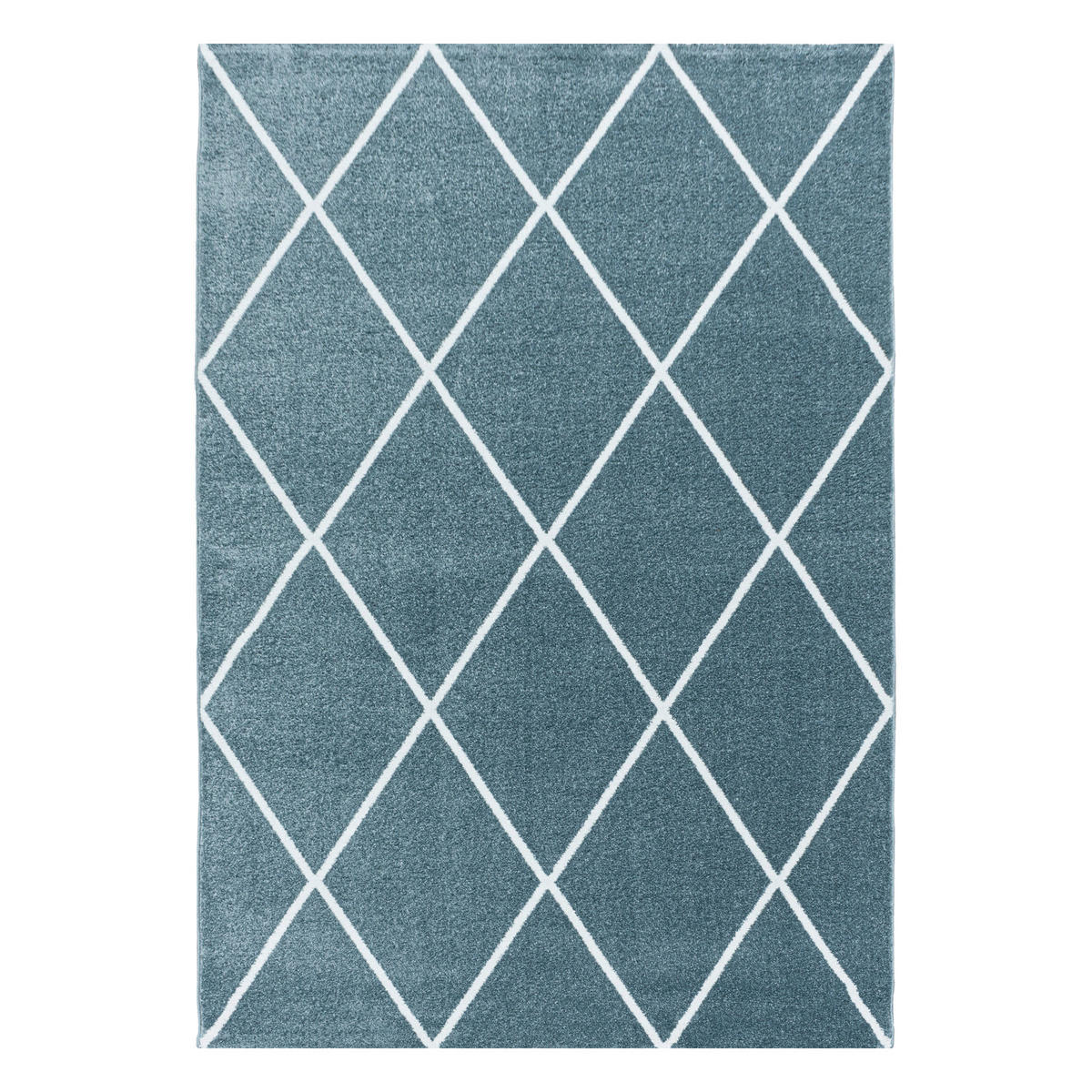 HOCHFLORTEPPICH 80/150 cm Rio 4601 blau Blau  - Blau, Basics, Textil (80/150cm)