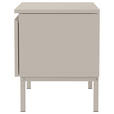 NACHTSCHRANK 49/43/35 cm  - Kaschmir, Design, Holzwerkstoff/Metall (49/43/35cm) - Hom`in