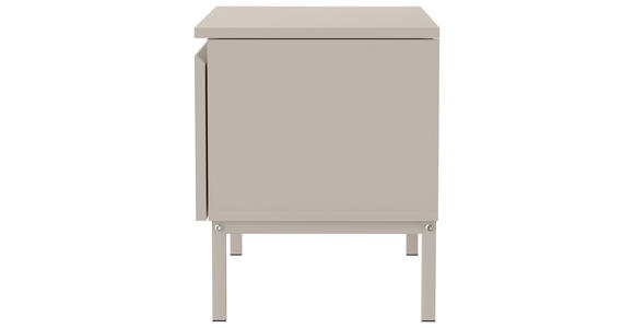 NACHTSCHRANK 49/43/35 cm  - Kaschmir, Design, Holzwerkstoff/Metall (49/43/35cm) - Hom`in