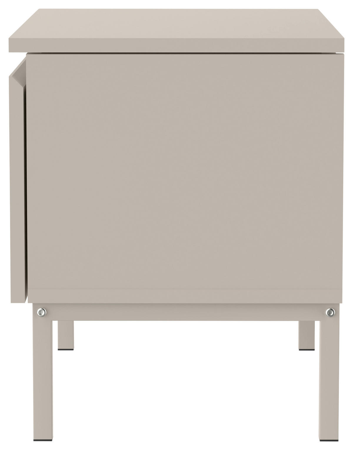 SÄNGBORD i kashmir  - kashmir, Design, metall/trämaterial (49/43/35cm) - home24