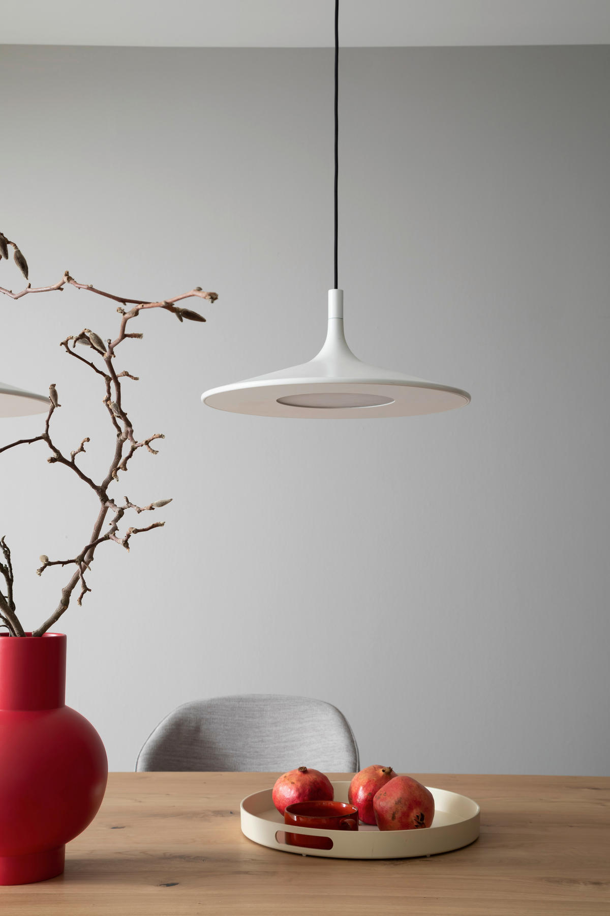 LED-HÄNGELEUCHTE 45/250 cm  - Weiß, Basics, Kunststoff (45/250cm) - Schöner Wohnen