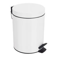 TRETEIMER 5 l  Metall  - Schwarz/Weiß, Basics, Kunststoff/Metall (20/20/27cm) - Spirella