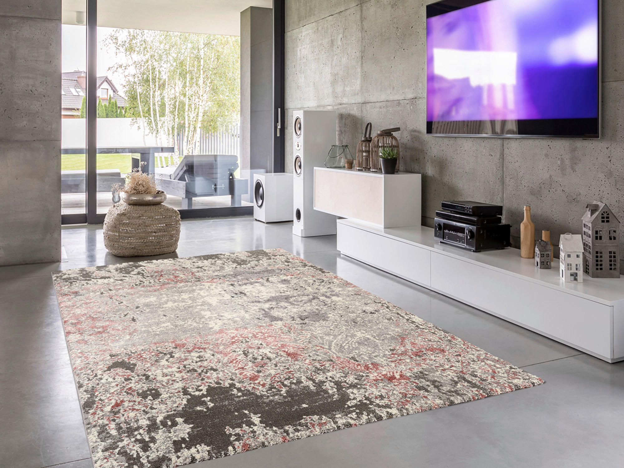 TEPPICH 120/170 cm Rot  - Rot, Design, Textil (120/170cm) - Novel