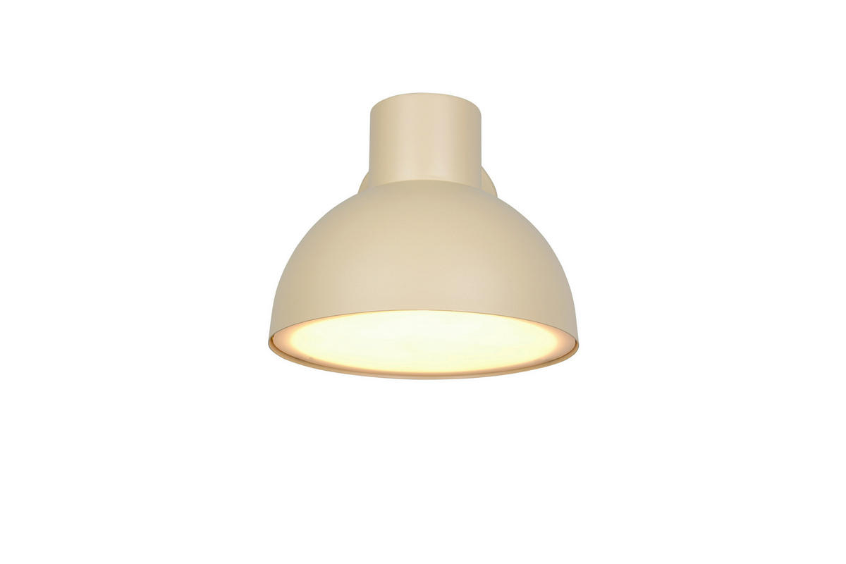 AUSSENWANDLEUCHTE Elbe 24/18,5 cm  - Sandfarben/Weiß, Design, Kunststoff/Metall (24/18,5cm) - Trio Leuchten