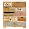 KOMMODE  in 75/85/30 cm  - Multicolor/Schwarz, LIFESTYLE, Holz/Metall (75/85/30cm) - Landscape