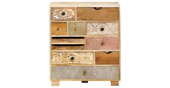 KOMMODE  in 75/85/30 cm  - Multicolor/Schwarz, LIFESTYLE, Holz/Metall (75/85/30cm) - Landscape