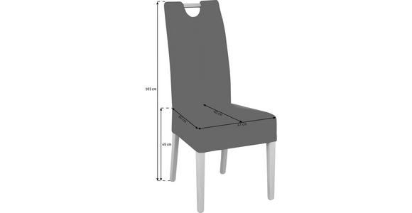 STUHL in Holz, Textil Buchefarben, Dunkelbraun - Dunkelbraun/Buchefarben, KONVENTIONELL, Holz/Textil (47/103/60cm) - Cantus