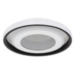 LED-DECKENLEUCHTE 50/8 cm   - Schwarz/Weiß, Trend, Glas/Kunststoff (50/8cm) - Novel