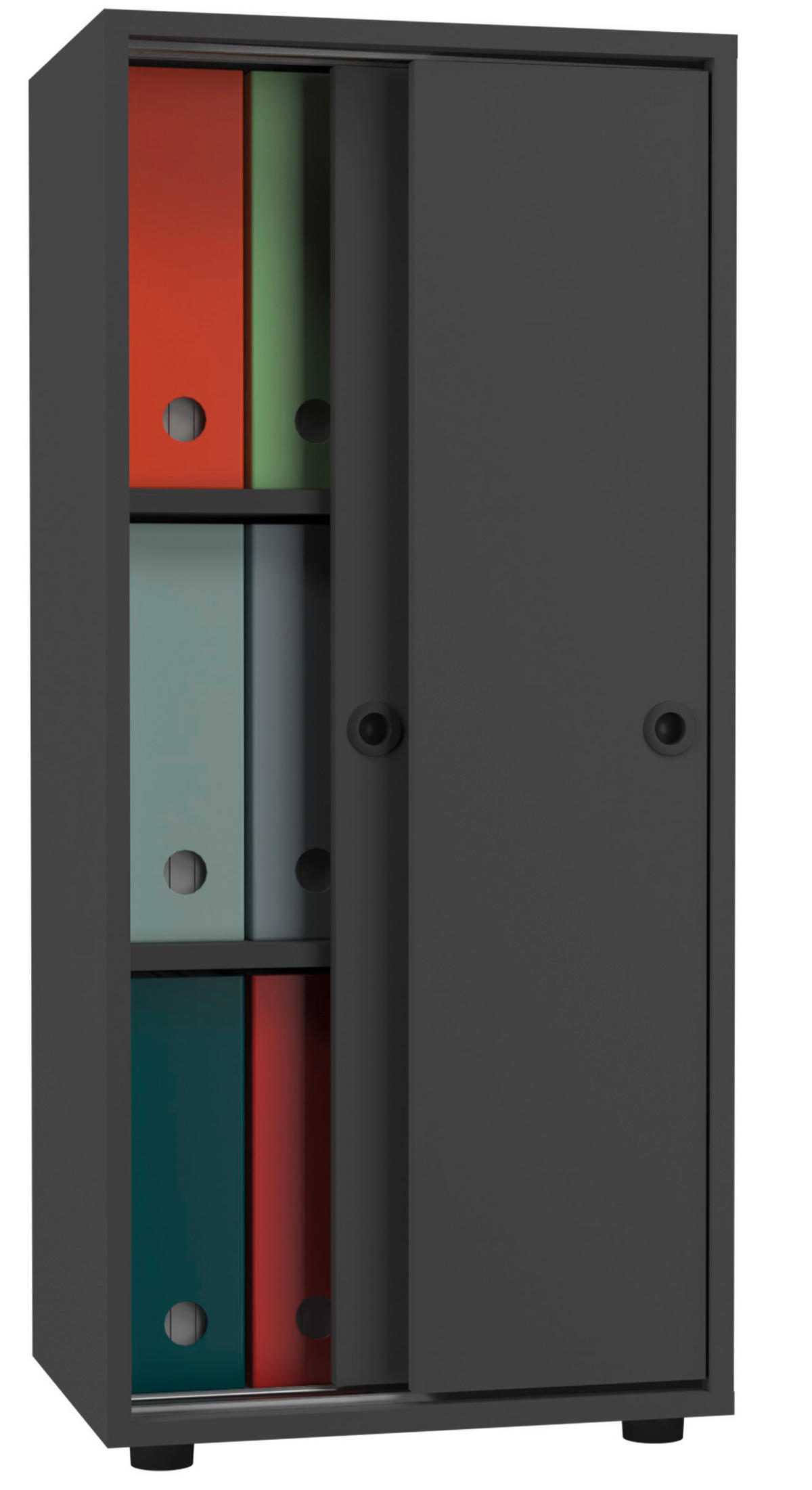 AKTENSCHRANK 49/109/38 cm  - Anthrazit, Design, Holzwerkstoff (49/109/38cm) - MID.YOU