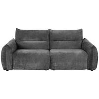 2-SITZER-SOFA Chenille Anthrazit  - Anthrazit/Schwarz, MODERN, Kunststoff/Textil (216/89/92cm) - MID.YOU