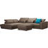 WOHNLANDSCHAFT in Textil Braun - Schwarz/Braun, Design, Textil (241/322cm) - Pure Home Lifestyle WOHNLANDSCHAFT in Textil Braun - Schwarz/Braun, Design, Textil (241/322cm) - Pure Home Lifestyle
