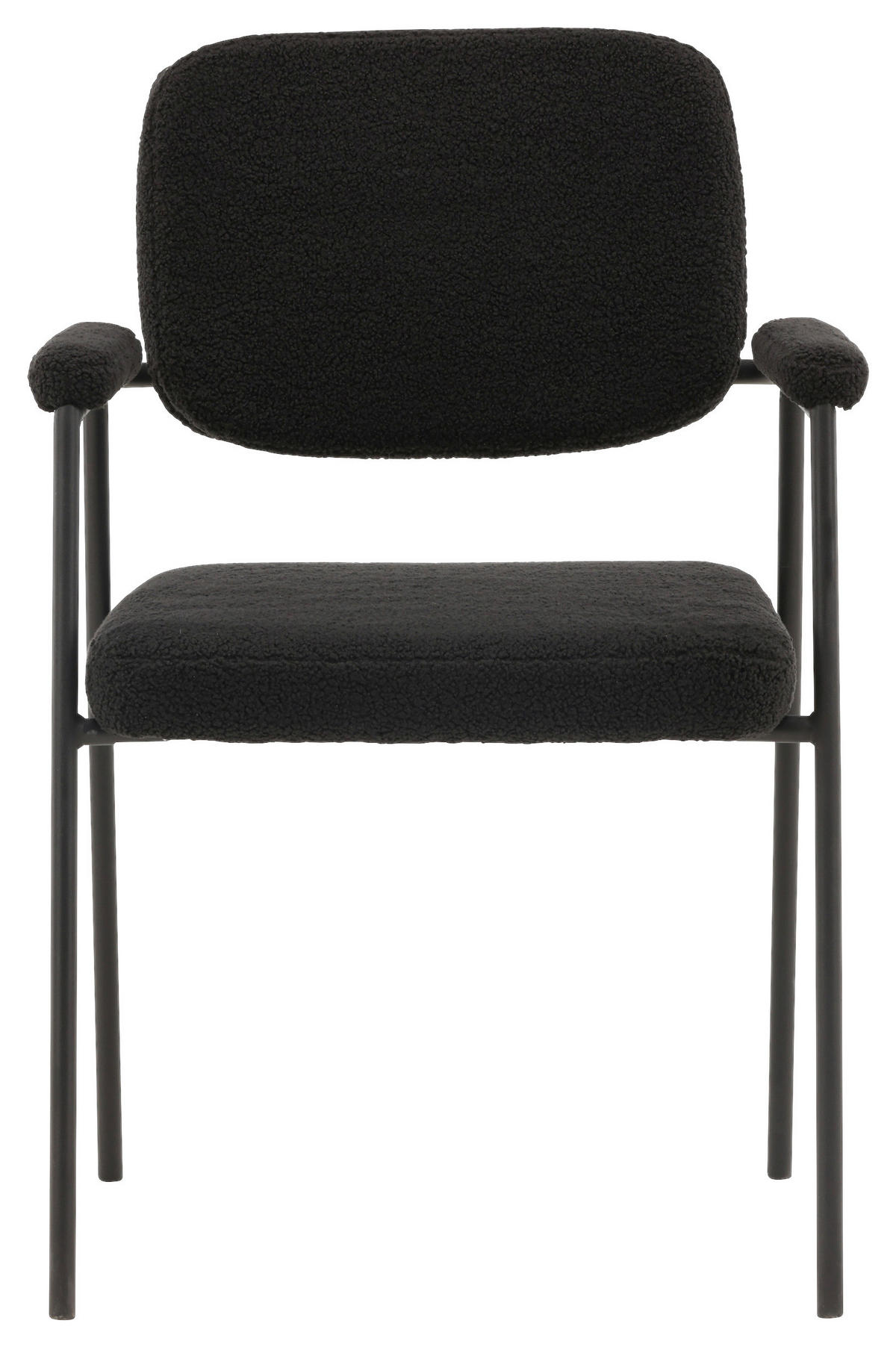 STOLSET stål  - svart, Design, metall/textil (58/90/61cm) - Livetastic