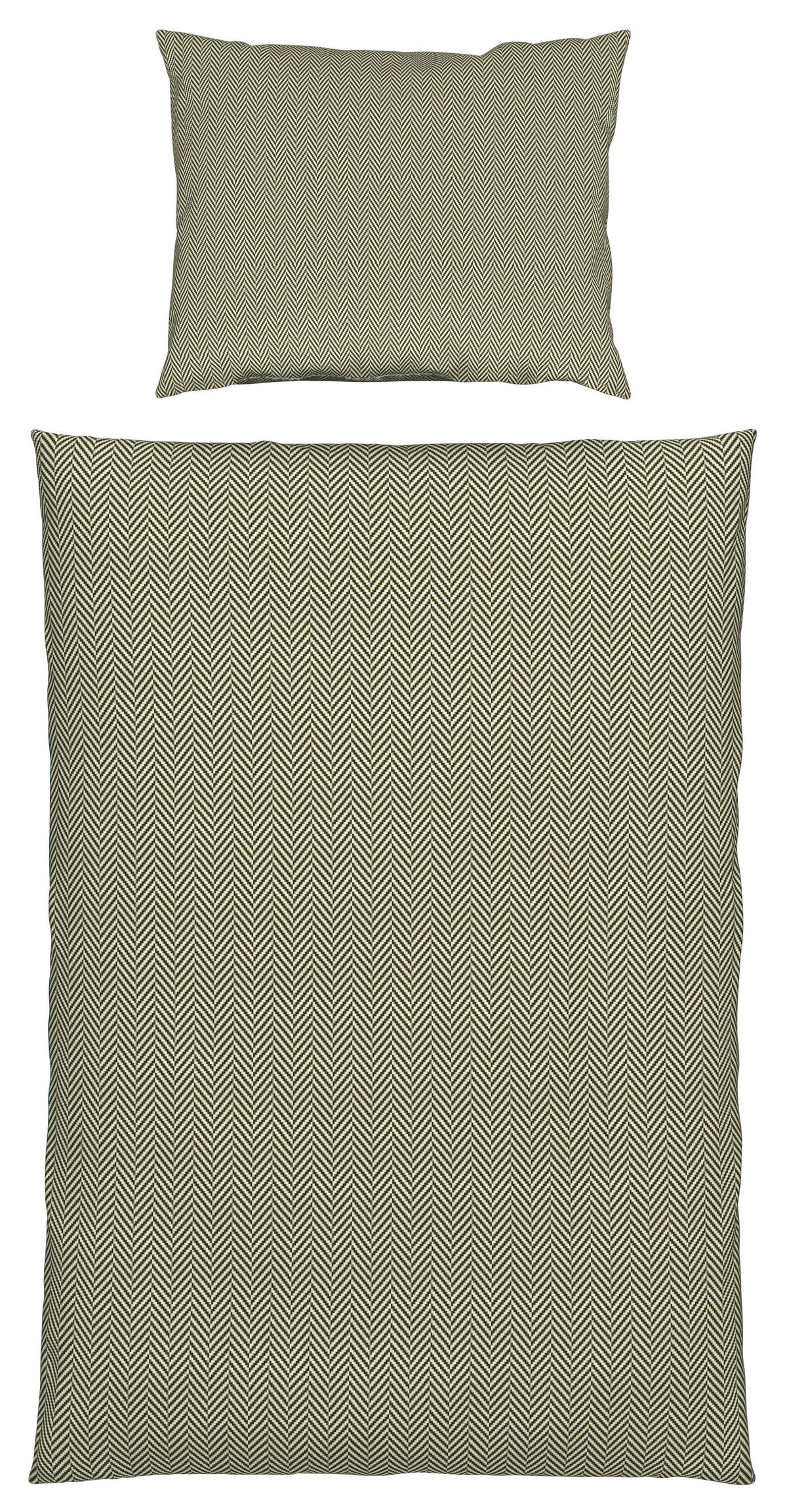 POSTELJNINA 140/200 cm flanela zelena  - zelena, tekstil (140/200cm) - Novel
