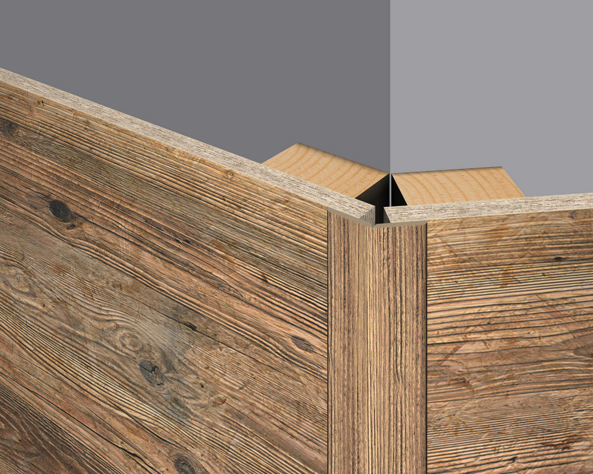 Faltleiste Fichte  - Fichtefarben, Basics, Naturmaterialien (240/2.2/2.2cm) - Egger Holzwerkstoffe