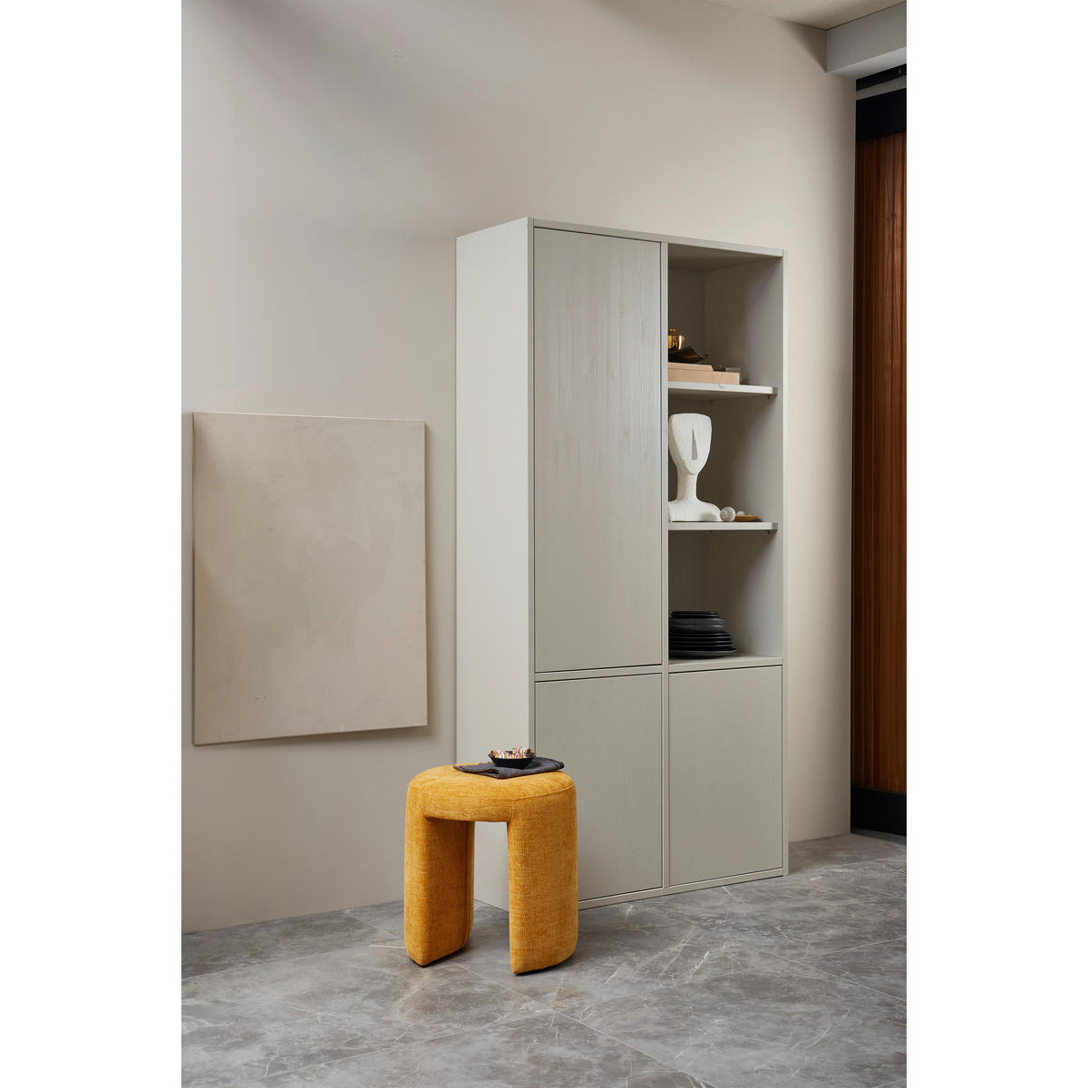 MEHRZWECKSCHRANK 100/200/40 cm  in Grauweiß  - Grauweiß, Design, Holz (100/200/40cm) - Livetastic
