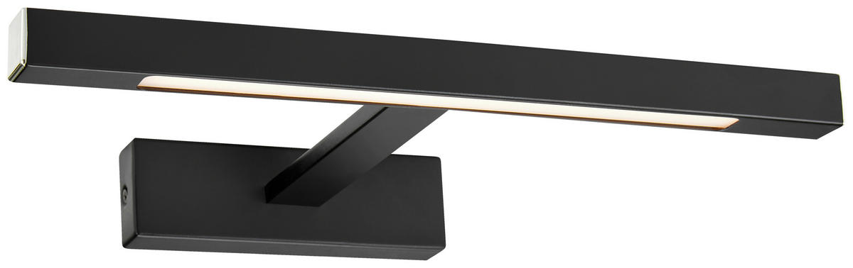 LED-WANDLEUCHTE - Schwarz, Basics (38/5/25cm) - Markslöjd