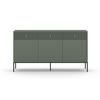 SIDEBOARD Maggiore  in 154,5/82,6/39 cm  - Goldfarben/Schwarz, Design, Holzwerkstoff/Metall (154,5/82,6/39cm) - Boxxx