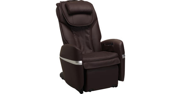MASSAGESESSEL in Leder Braun - Braun, Design, Leder (75/90-116/110-182cm) - Cantus