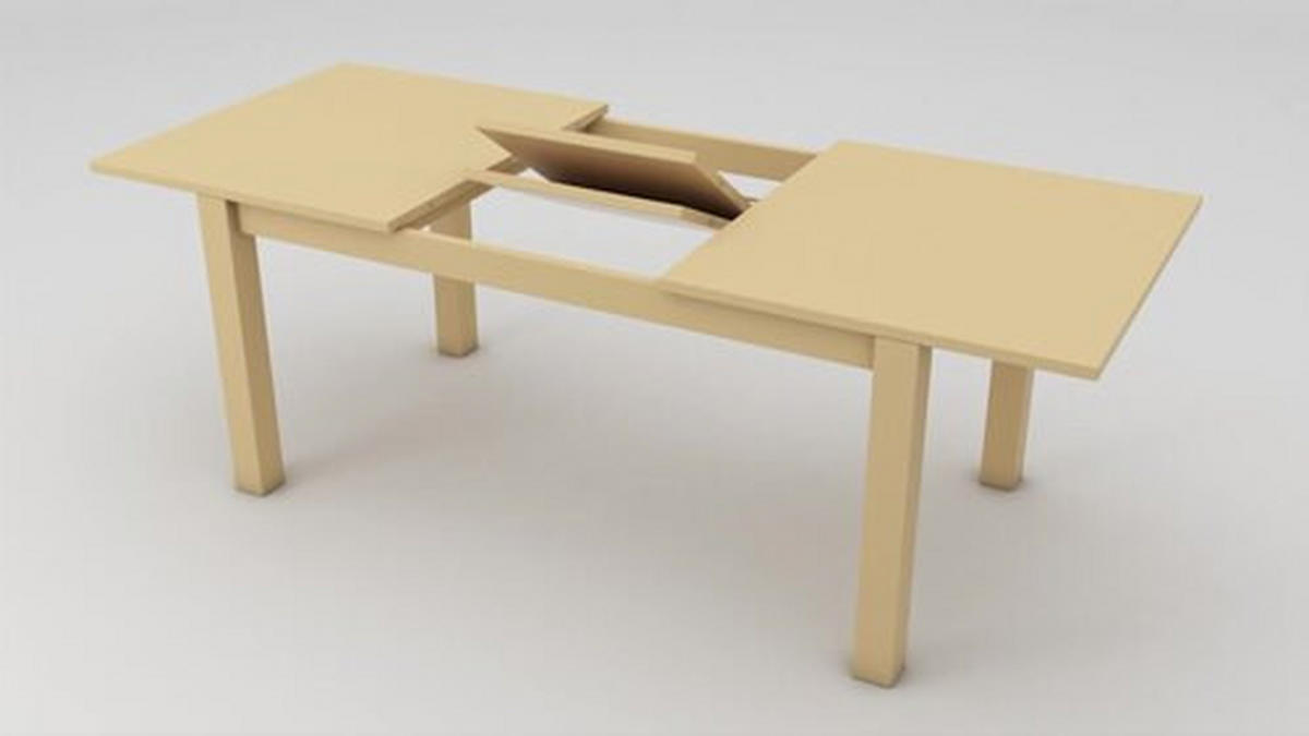 ESSTISCH in Metall, Holzwerkstoff 120-165/120/75 cm  - Eichefarben/Schwarz, Design, Holzwerkstoff/Metall (120-165/120/75cm) - Connubia 