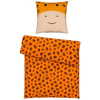 BETTWÄSCHE Giraffe Renforcé 135/200 cm  - Orange, LIFESTYLE, Textil (135/200cm) - Ben'n'jen