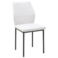 STUHL Samt Beige  - Beige/Schwarz, Design, Textil/Metall (44/88/57cm) - Carryhome