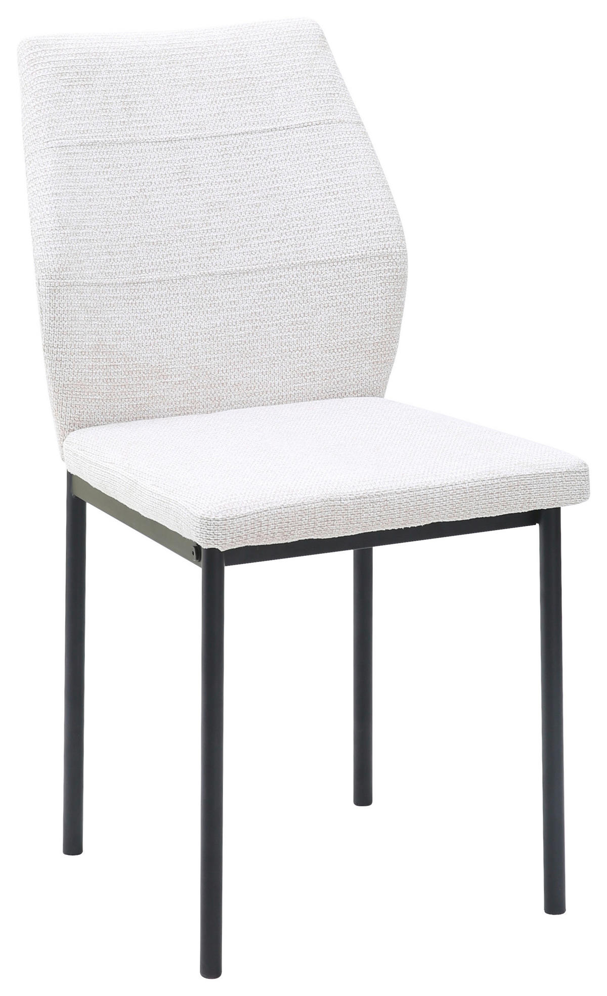 STUHL Samt Beige  - Beige/Schwarz, Design, Textil/Metall (44/88/57cm) - Carryhome