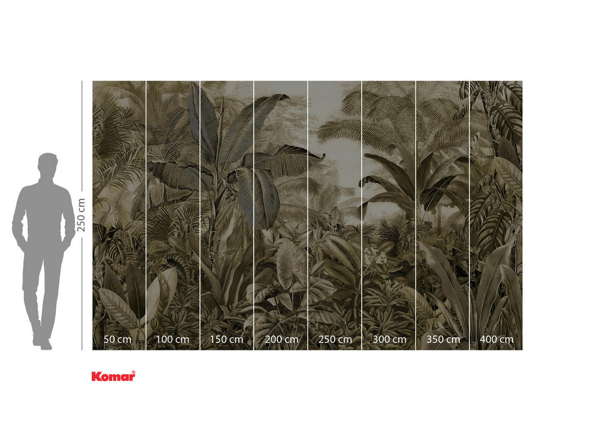 VLIESTAPETE - Braun/Weiß, Basics (400/250cm) - Komar