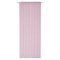 FERTIGVORHANG transparent  - Rosa, Basics, Textil (140/245cm) - Esposa