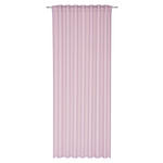 FERTIGVORHANG transparent  - Rosa, Basics, Textil (140/245cm) - Esposa