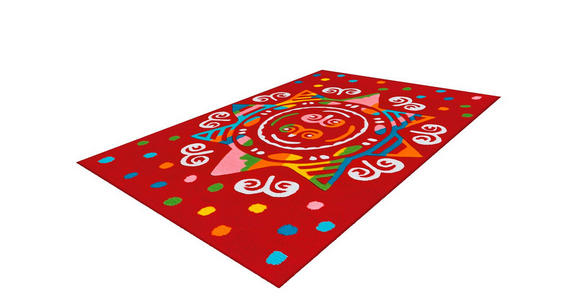 WEBTEPPICH 110/160 cm Rot  - Rot, Basics, Textil (110/160cm) - Novel