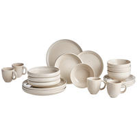 KOMBISERVICE Beige 20-teilig Canju  - Beige, LIFESTYLE, Keramik - Blomus