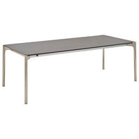 ESSTISCH in Metall, Keramik 190/100/75 cm  - Edelstahlfarben/Anthrazit, Design, Keramik/Metall (190/100/75cm) - Venjakob