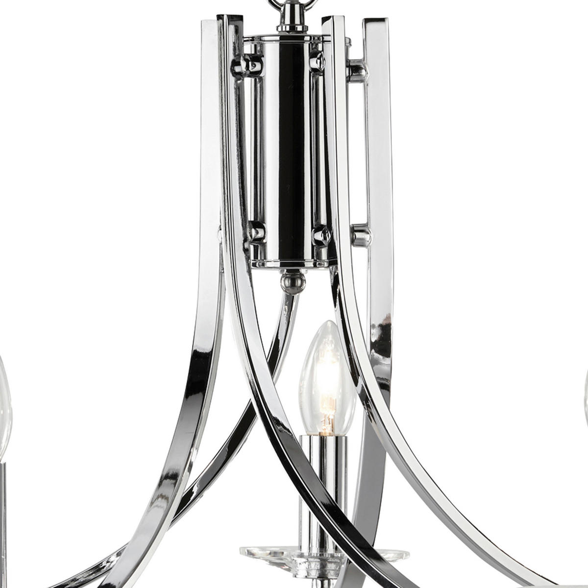 LUSTER  62/90 cm      Ascona  - boje kroma, Konvencionalno, staklo/metal (62/90cm)