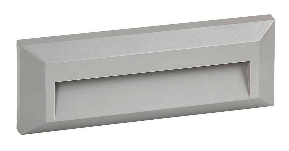ZUNANJA STENSKA SVETILKA   23/8/3 cm            - siva, Trendi, umetna masa (23/8/3cm)