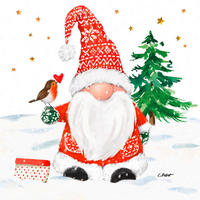 SERVIETTE    - Multicolor, Trend, Papier (17.5/17.5cm)