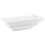 WANDBOARD Holzwerkstoff Weiß  - Weiß, Basics, Holzwerkstoff (25/7,5/12,5cm) - Landscape