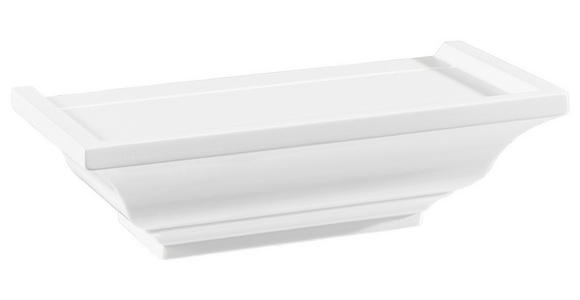 WANDBOARD Holzwerkstoff Weiß  - Weiß, Basics, Holzwerkstoff (25/7,5/12,5cm) - Landscape