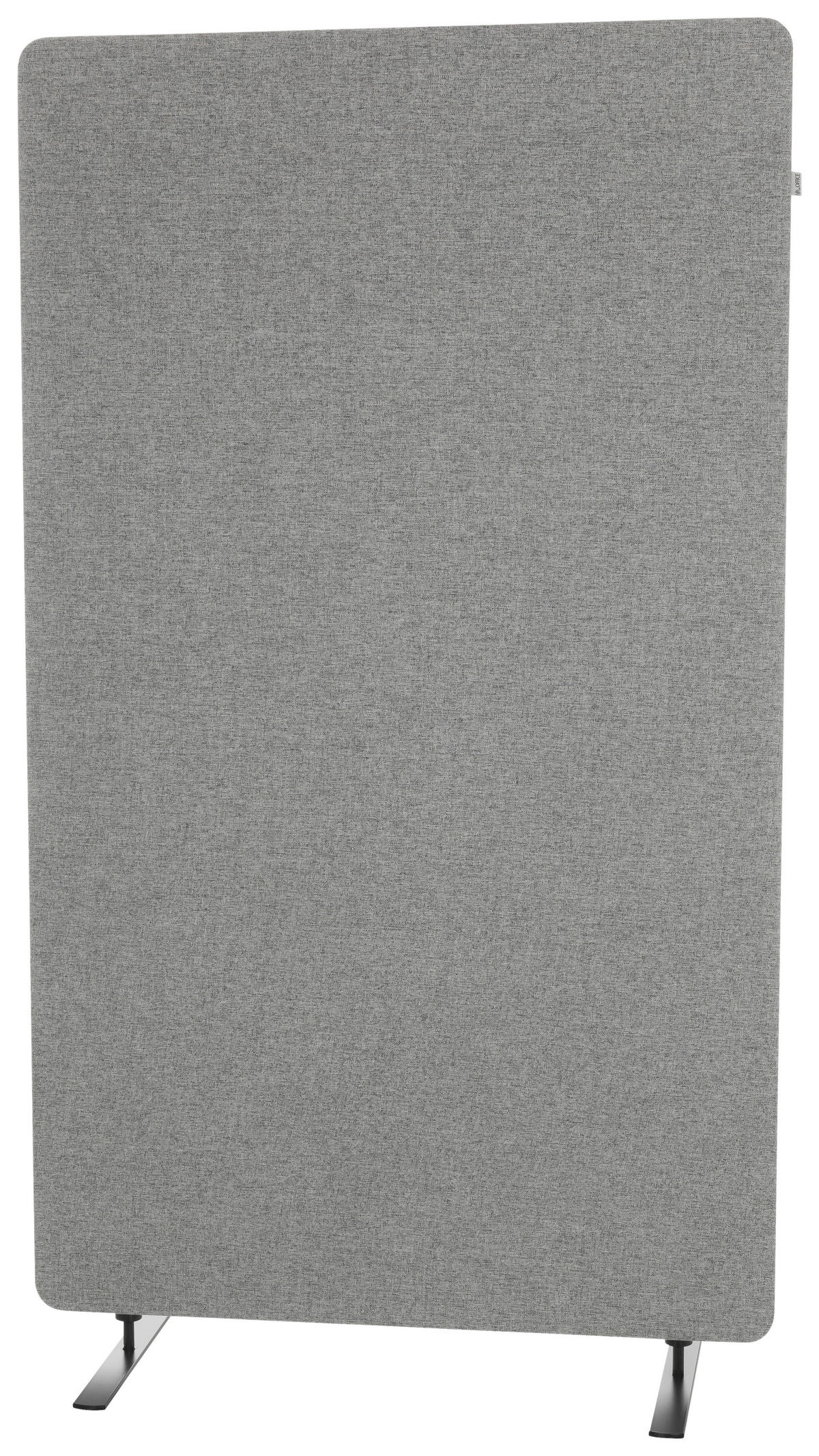 TRENNWAND Textil, Metall, Kunststoff Hellgrau  - Hellgrau, Basics, Kunststoff/Textil (80/142/35cm) - MID.YOU