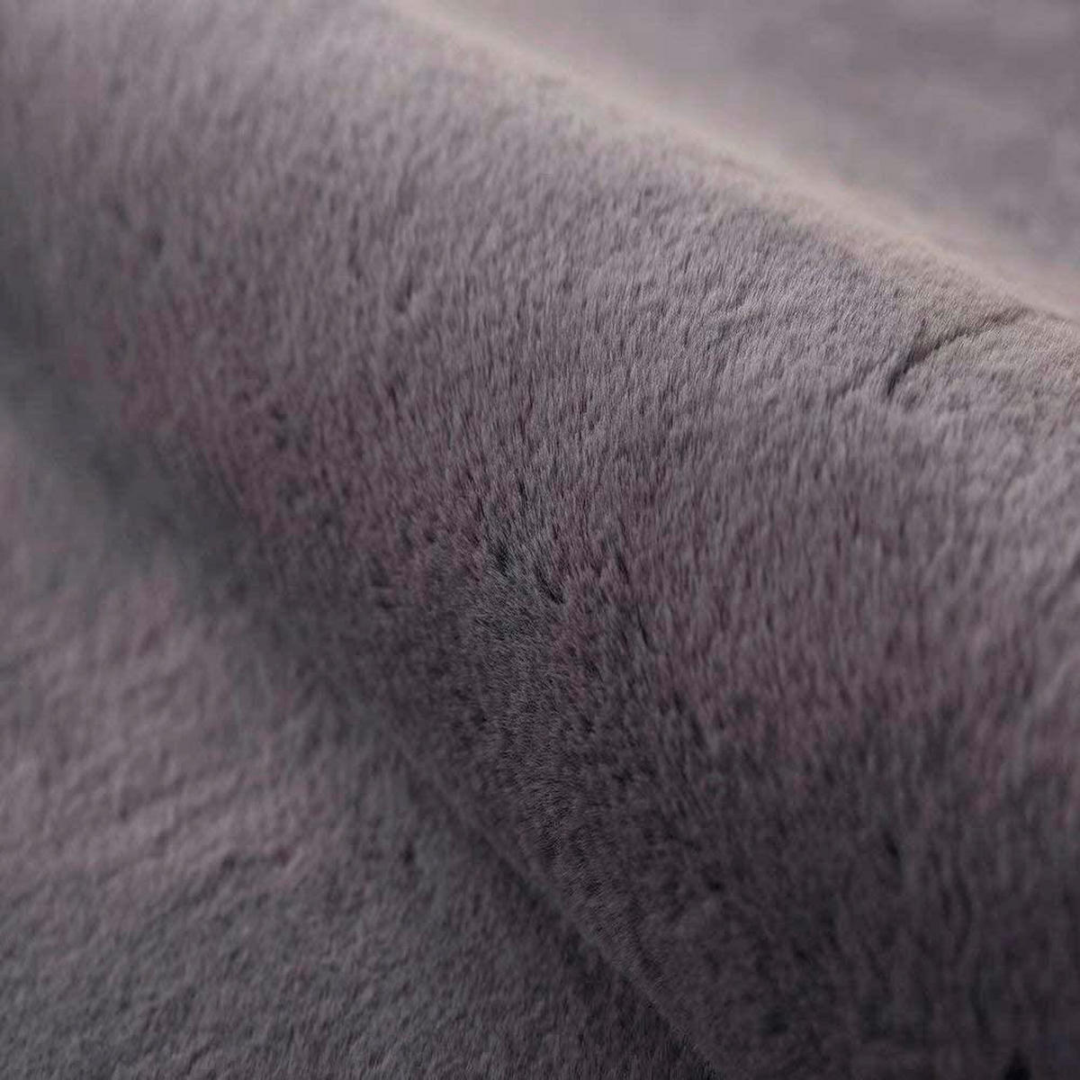 FELLTEPPICH 80/150 cm Olympos Anthrazit  - Anthrazit, KONVENTIONELL, Kunststoff/Textil (80/150cm) - Novel