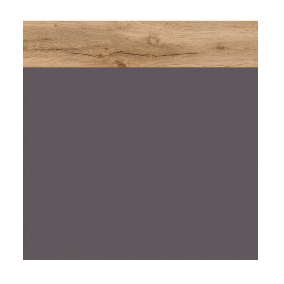 WASCHTISCHKOMBI 101 cm  - Graphitfarben/Weiß, Natur, Keramik/Holzwerkstoff (101cm) - Xora