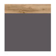 HÄNGESCHRANK 40/64/20 cm  - Graphitfarben/Grau, Natur, Holzwerkstoff (40/64/20cm) - Xora