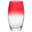 LONGDRINKGLAS 510 ml  - Klar/Rot, Trend, Glas (6,6cm) - Homeware