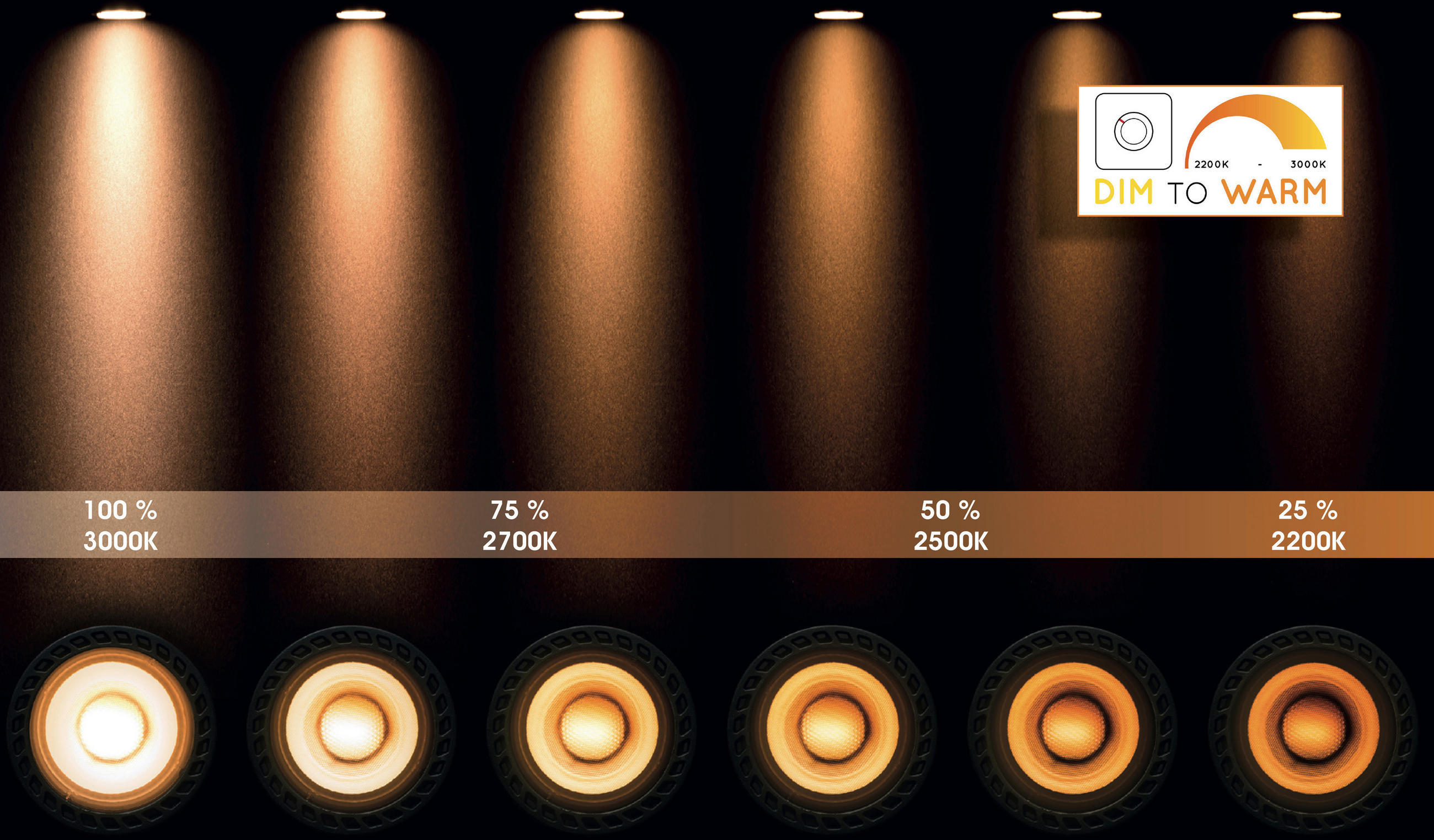 LED-STRAHLER Xyrus 60/9/12.5 cm   - Schwarz, KONVENTIONELL (60/9/12.5cm) - Lucide