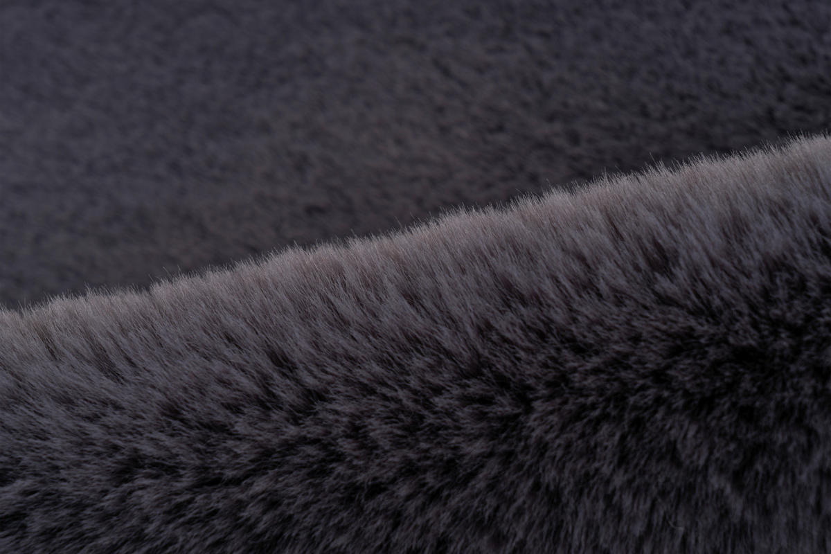 FELLTEPPICH 60/90 cm My Infinity Anthrazit  - Anthrazit, Design, Textil (60/90cm) - Obsession