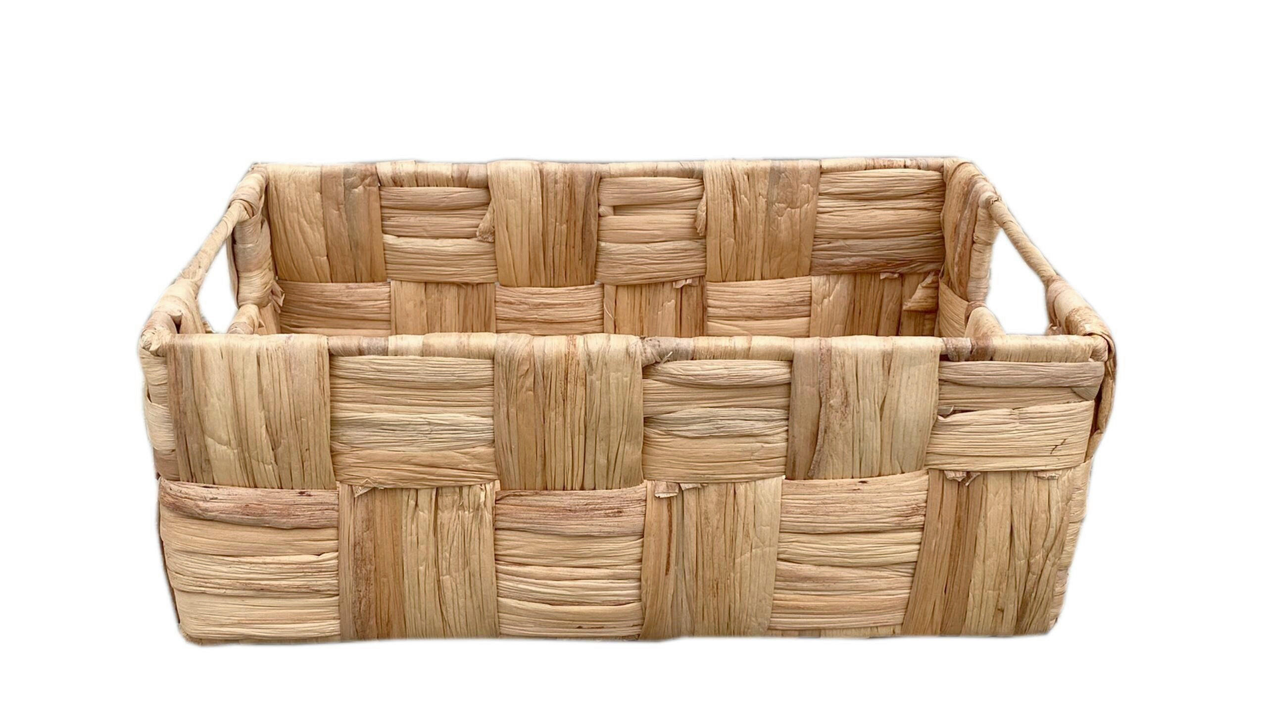 KOŠARA ZA SHRANJEVANJE   30/20/13 cm     - rjava, Natur, kovina/naravni materiali (30/20/13cm) - Landscape