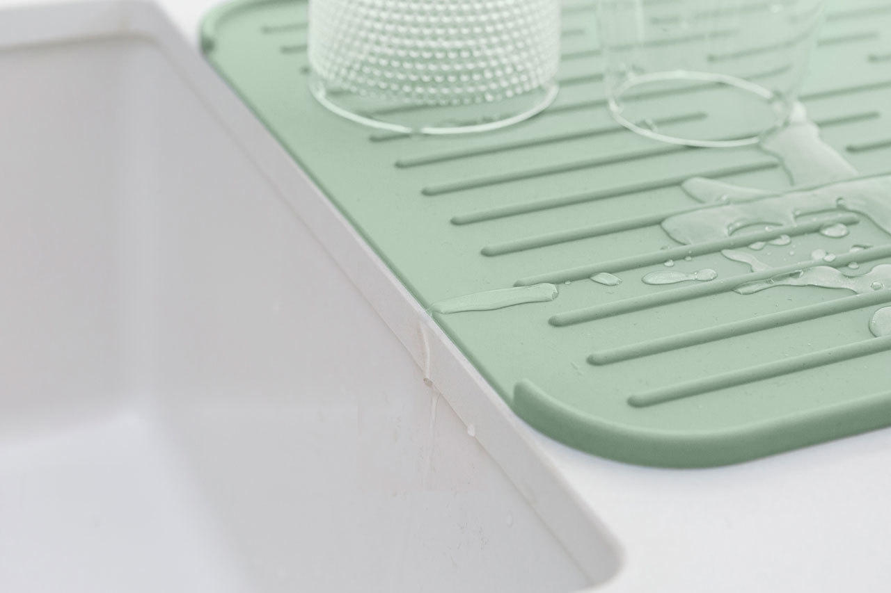ABTROPFMATTE   - Jadegrün, Basics, Kunststoff (32,5/43,8/0,9cm) - Brabantia