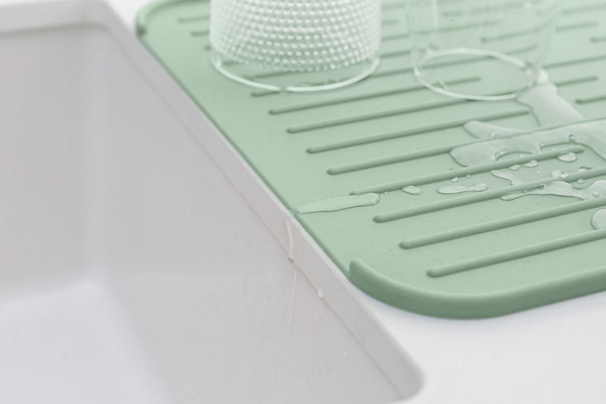 ABTROPFMATTE   - Jadegrün, Basics, Kunststoff (32,5/43,8/0,9cm) - Brabantia